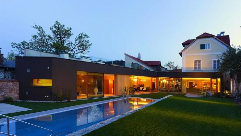 Garten in der D&auml;mmerung, &copy; Hotel Landhaus Moserhof